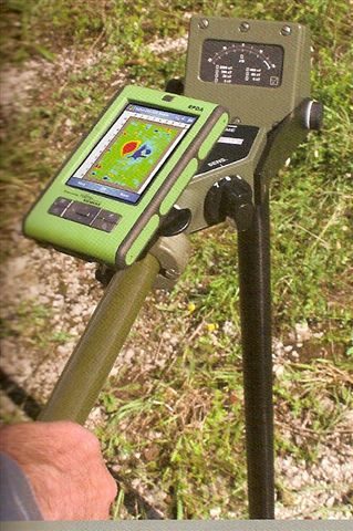 Detail magnetometru s počítačem VFC2